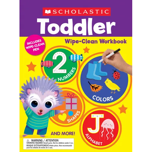Scholastic Toddler Wipe-Clean Workbook