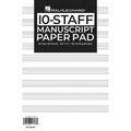 Hal Leonard Manuscript Paper 10-Staff Paper Pad - 64 Tear-Off Sheets, Fits All Ring Binders