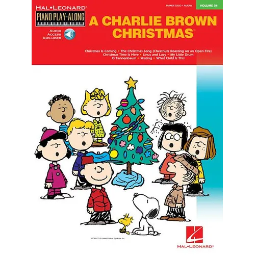 Charlie Brown Christmas Piano Play-Along Volume 34 Book/Online Audio [With CD]