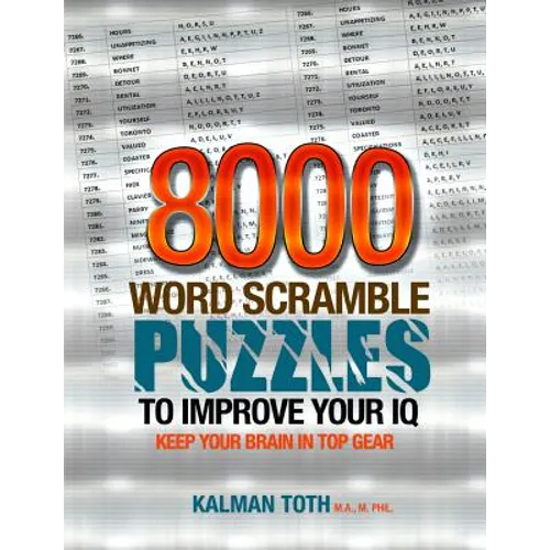 8000 Word Scramble Puzzles to Improve Your IQ