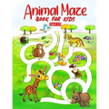 Animal Maze Book for Kids Aged 4-8: Fun Childrens Activity Book, for Children Aged 4 5 6 7 & 8