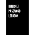 Internet Password Logbook: Black Password organizer to Keep Usernames, Passwords, Web Addresses & More. Alphabetical Tabs for Quick Easy Access