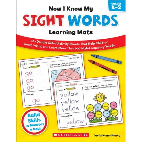 Now I Know My Sight Words Learning Mats