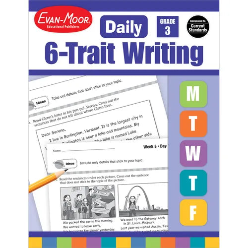 Daily 6-Trait Writing Grade 3 Te