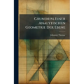 Grundriss Einer Analytischen Geometrie Der Ebene