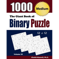 The Giant Book of Binary Puzzle: 1000 Medium (12x12) Puzzles