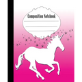 Composition Notebook: Unicorn Composition Notebook Wide Ruled 7.5 x 9.25 in, 100 pages book for kids, teens, school, students and gifts