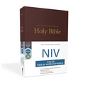 NIV, Value Pew and Worship Bible, Hardcover, Burgundy