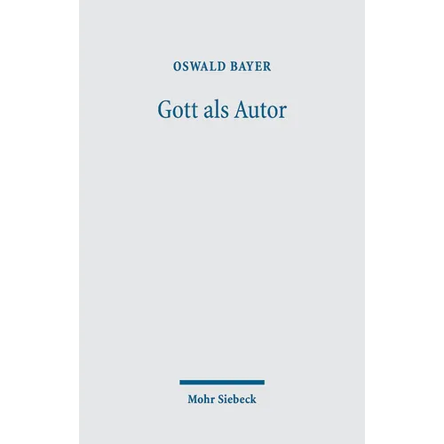 Gott ALS Autor: Zu Einer Poietologischen Theologie