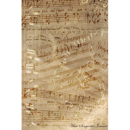 Harmonious Creations: Songwriter's Staff Paper Journal for Musical Masterpieces