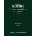 Canon and Gigue in D major, T 337: Study score