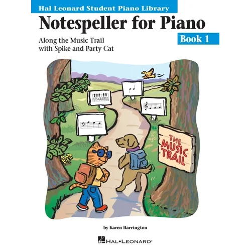 Notespeller for Piano - Book 1 Beginner Piano Workbook for Kids and Students Learn Treble and Bass Staff Note Reading with Fun Activities Music Theory