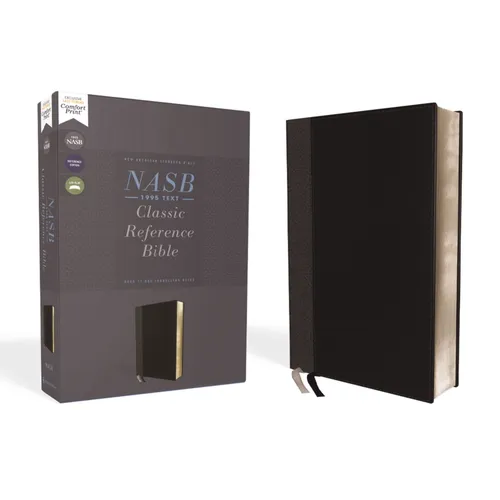 Nasb, Classic Reference Bible, Leathersoft, Black, Red Letter, 1995 Text, Comfort Print