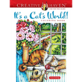 Creative Haven It's a Cat's World! Coloring Book