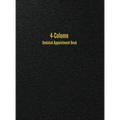 4-Column Undated Appointment Book: 4-Person Daily Appointment Book Undated