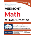 Vermont Comprehensive Assessment Program Test Prep: 6th Grade Math Practice Workbook and Full-length Online Assessments: VTCAP Study Guide