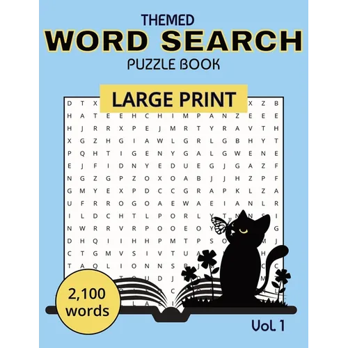 Themed Word Search Puzzle Book Vol. 1