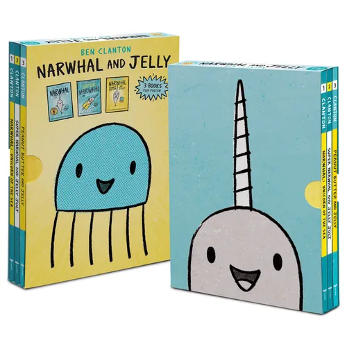 Narwhal and Jelly Box Set (Paperback Books 1, 2, 3, and Poster)