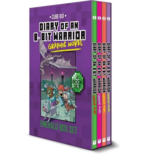 Diary of an 8-Bit Warrior Graphic Novel Emerald Box Set