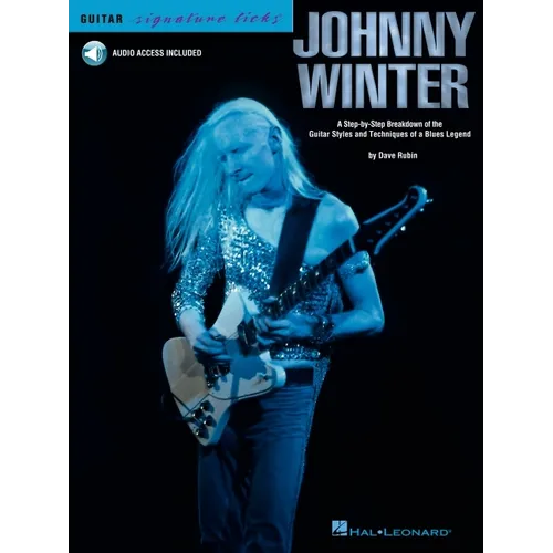 Johnny Winter - Guitar Signature Licks Book/Online Audio