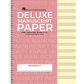 Deluxe Wirebound Premium Manuscript Paper (Pink Cover)