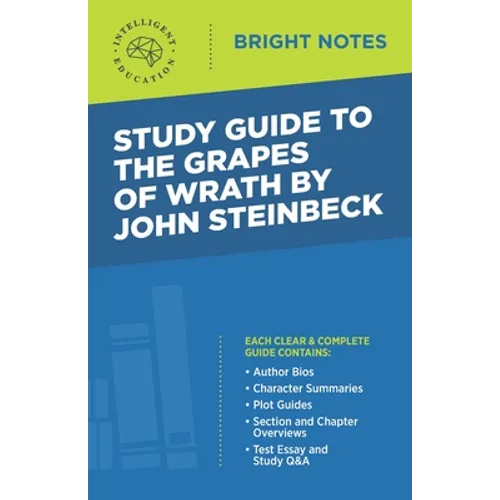 Study Guide to The Grapes of Wrath by John Steinbeck