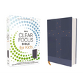 Nirv, Clear Focus Bible for Kids (Help Kids with ADHD or Dyslexia Read with Confidence), Leathersoft, Blue: Read More of the Bible with Better Focus U