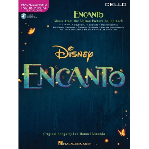 Encanto - Instrumental Play-Along for Cello (Book/Online Audio)