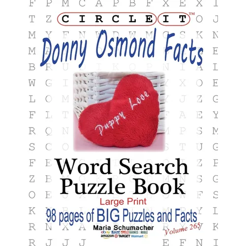 Circle It, Donny Osmond Facts, Word Search, Puzzle Book
