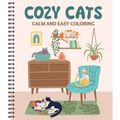 Calm and Easy Coloring: Cozy Cats