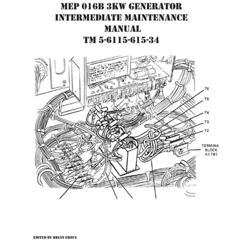 MEP 016B 3KW Generator Intermediate Maintenance Manual TM 5-6115-615-34