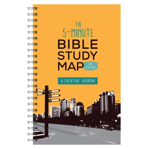 The 5-Minute Bible Study Map for Teen Guys: A Creative Journal