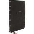 Nkjv, Thinline Bible, Large Print, Leathersoft, Black, Thumb Indexed, Comfort Print: Holy Bible, New King James Version
