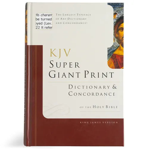 Super Giant Print Bible Dictionary and Concordance