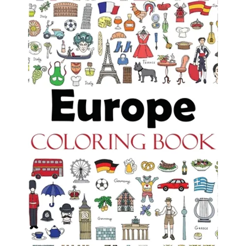 Europe Coloring Book