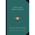 Essays And Monographs