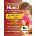 HiSET Study Guide 2024-2025 All Subjects: 4 Practice Tests and HiSET Preparation Book [8th Edition]
