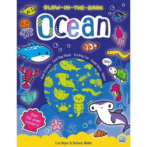 Glow-In-The-Dark Ocean Sticker Activity Book