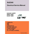 SUZUKI CARRY TRUCK Electrical Service Manual DB52T DA52T
