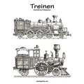 Treinen Kleurboek voor Volwassenen 1