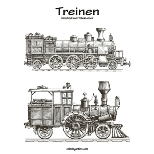 Treinen Kleurboek voor Volwassenen 1