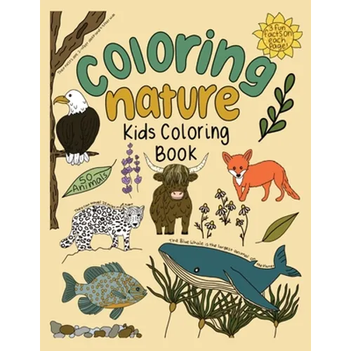 Coloring Nature: Kids Coloring Book