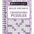 Brain Games - Relax and Solve: Crossword Puzzles (Pattern Cover)