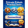 3 Connecticut SBAC Grade 3 Math Practice Tests: Full-Length Test Prep with Detailed Answer Explanations