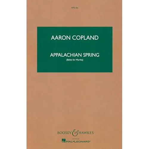 Appalachian Spring (Study Score): Orchestral Suite