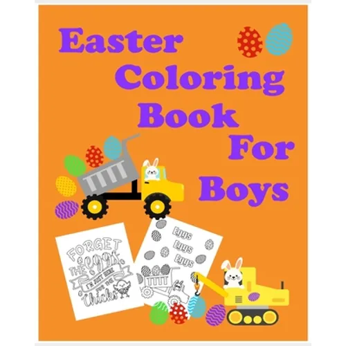 Easter Coloring Book For Boys