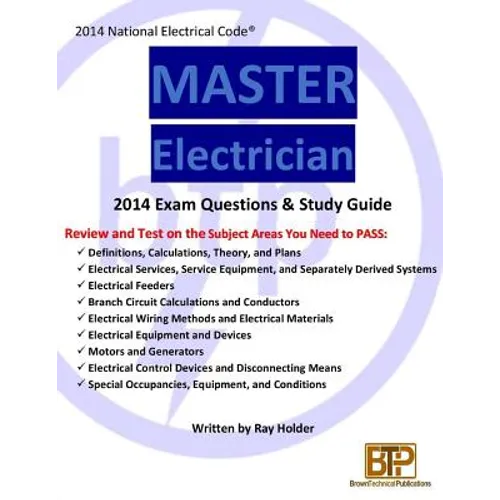 2014 Master Electrician Exam Questions and Study Guide
