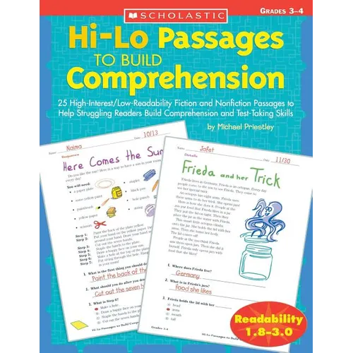 Hi-Lo Passages to Build Comprehension: Grades 3-4