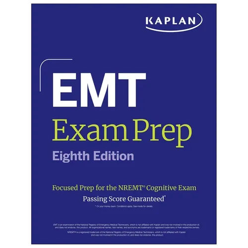 EMT Exam Prep, Eighth Edition: Focused Prep for the Nremt Cognitive Exam + One Full Length Practice Test (2026)