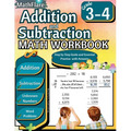 Addition and Subtraction Math Workbook 3rd and 4th Grade: Word Problems Grade 3-4, Addition and Subtraction with Regrouping Activities, Multi-Operatio